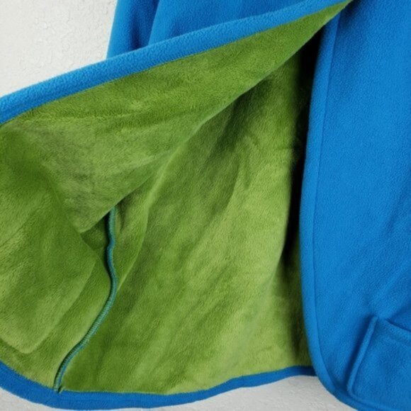 Wooly Bully Wear Colorado Funky One Button Fleece Top Jacket Cardigan Size L - Picture 7 of 8